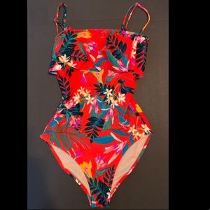 Old Navy One Piece Flower Swimsuit